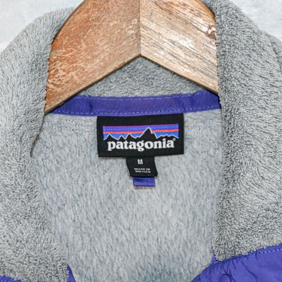 Patagonia Women's Re-Tool Snap T Pullover Jacket Polartec Fleece sz Medium - Picture 2 of 8